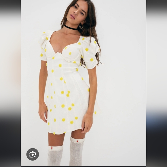 For Love & Lemons Claude Mini Dress - Picture 7 of 16